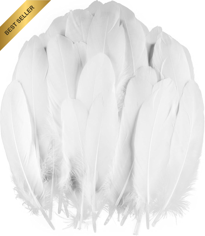 Feather for Crafts, 50 Pieces, 15-20Cm, Colourful, DIY Crafts, Wedding, Party De