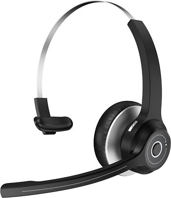 Mpow Bluetooth Wireless Headphone Over Head Business Driver Headset w/ Mute Mic