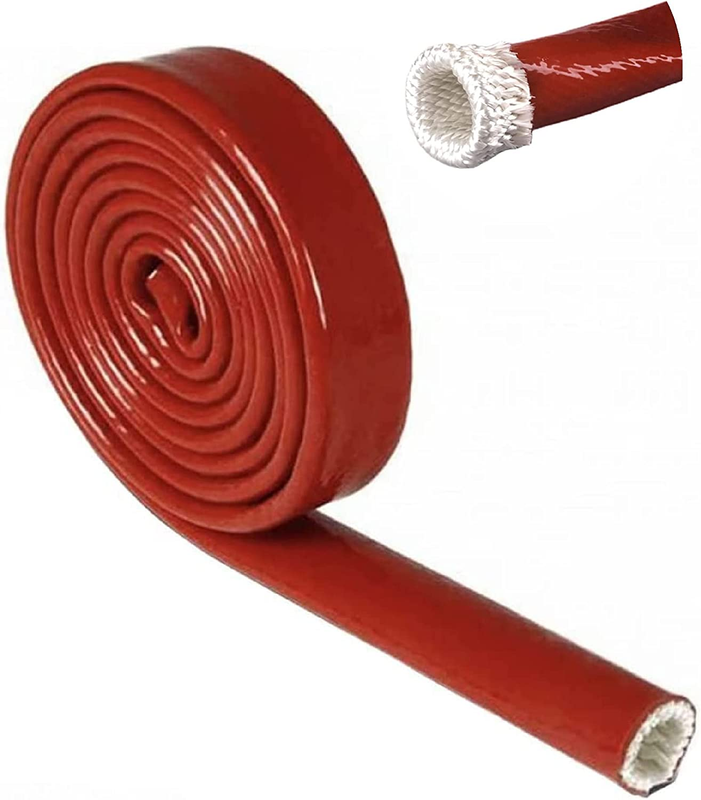 Insulation Heat Shielded Fire Thermo Armor Fire Sleeve Silicone Coated Fiberglas