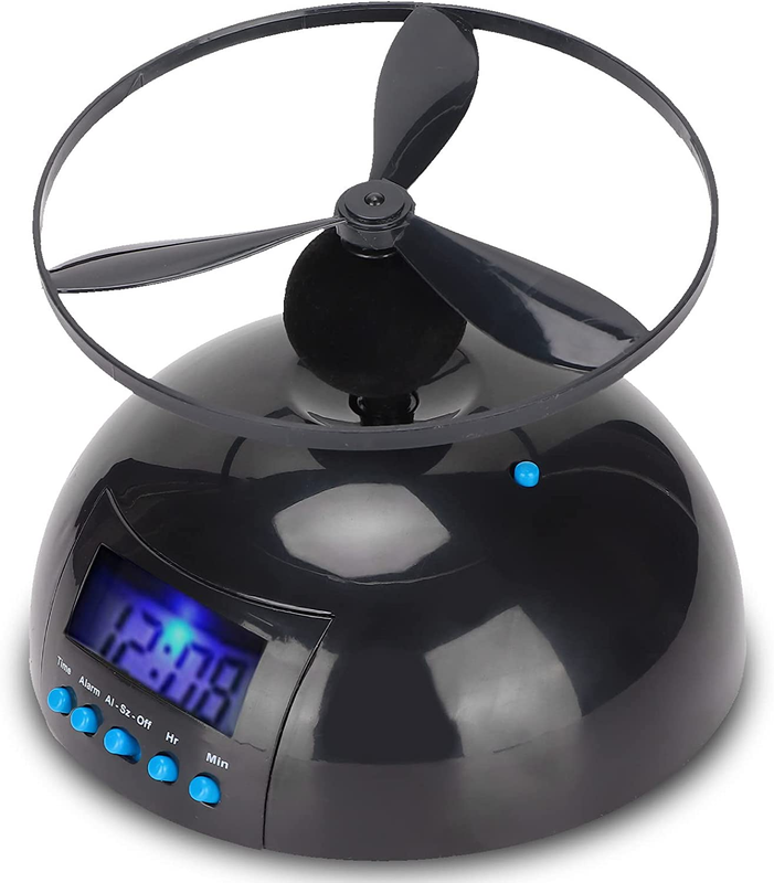 Digital LED Alarm Clock,Gadget Run Away Flying Alarm Clock for Bedroom
