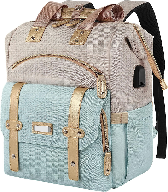 Laptop Backpack for Women Doctor Teacher College Work Shoulder Purse Bag New