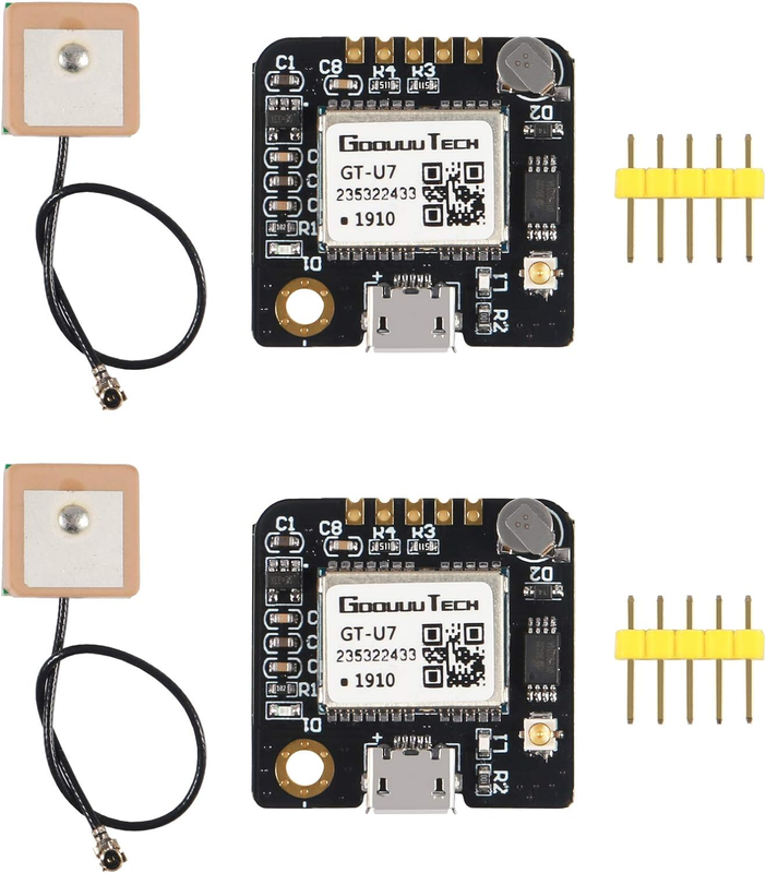 2Pcs GT-U7 GPS Module Navigation Satellite Positioning Compa