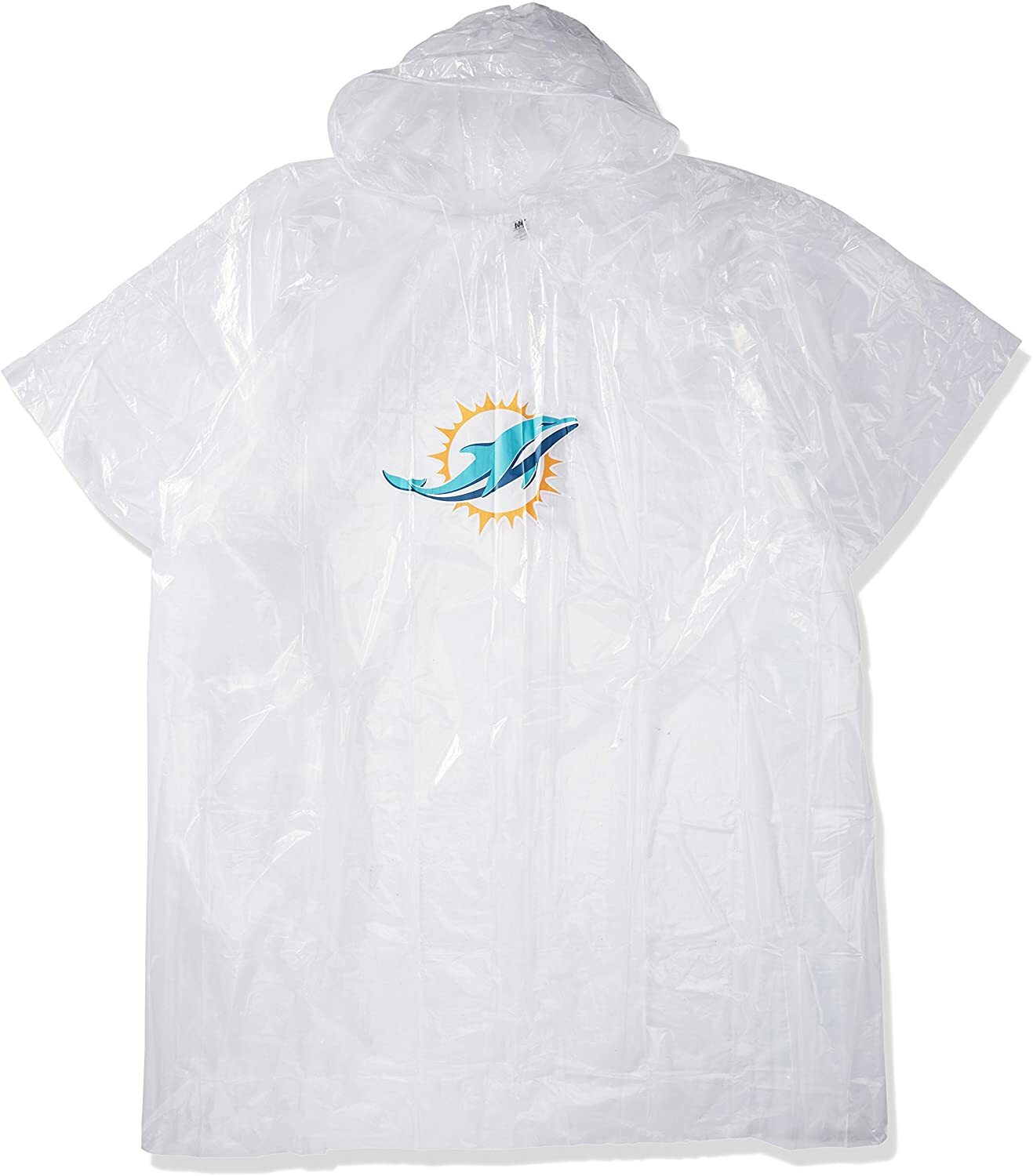 The Northwest Company NFL Miami Dolphins Lightweight Rain Poncho OSFM