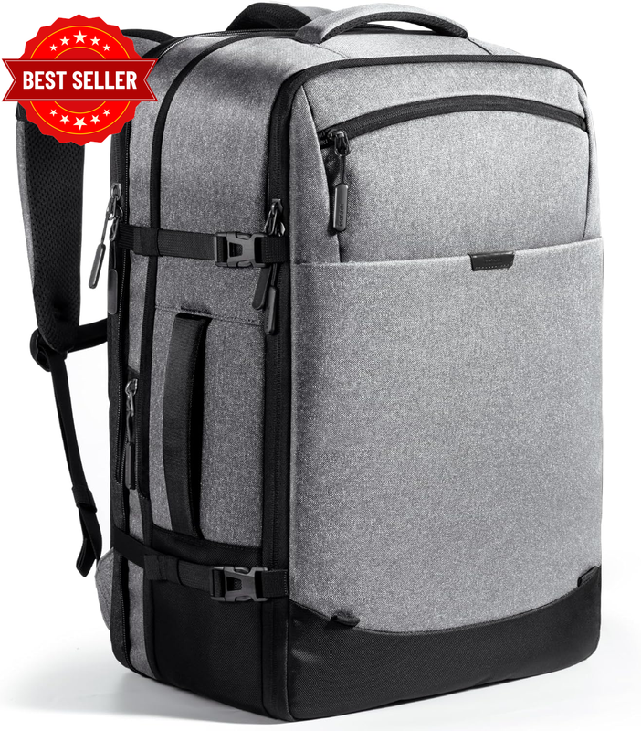 20-46.2 L Travel Backpack, Expandable Hand Luggage Backpack for Men Women Laptop