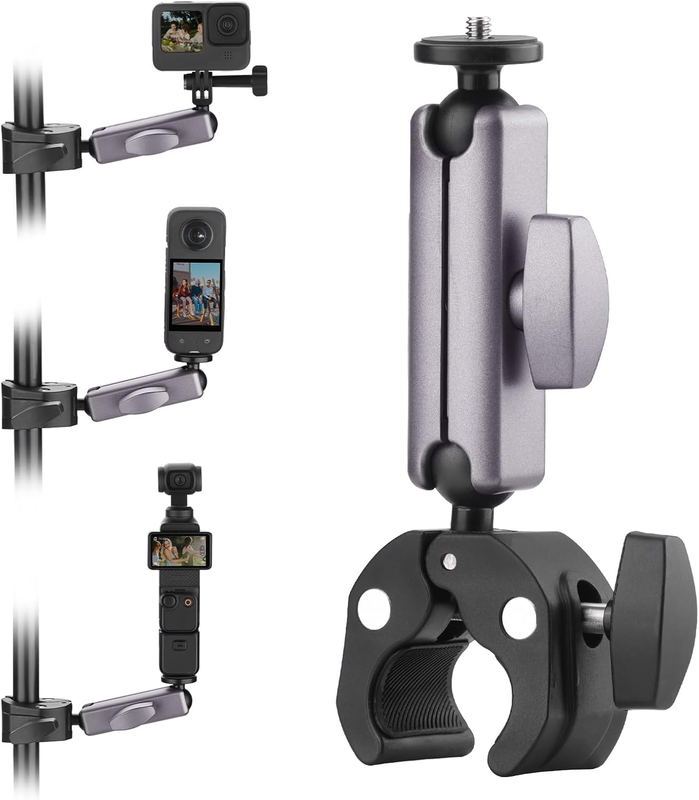 Pocket 3 Camera Bike Mount Clamp Motorcycle Handle Holder Aluminum for Insta360