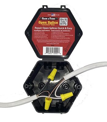 Rack-A-Tiers JB400 Open Splice Junction Box for Repairing Open Splices