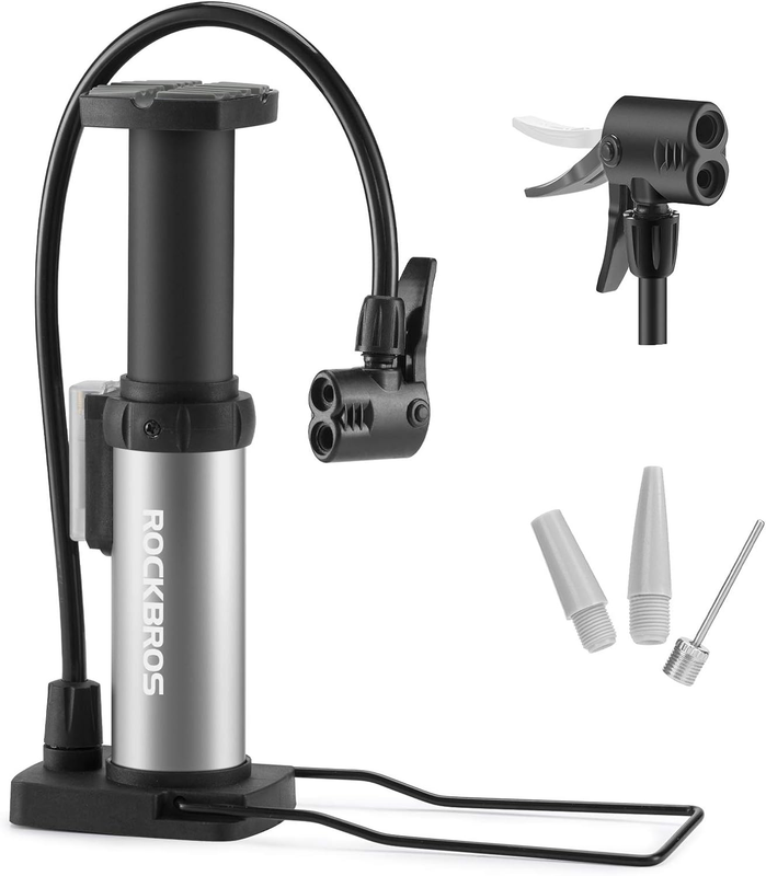 Foot Pump Air Pump Compatible With Presta & Sch