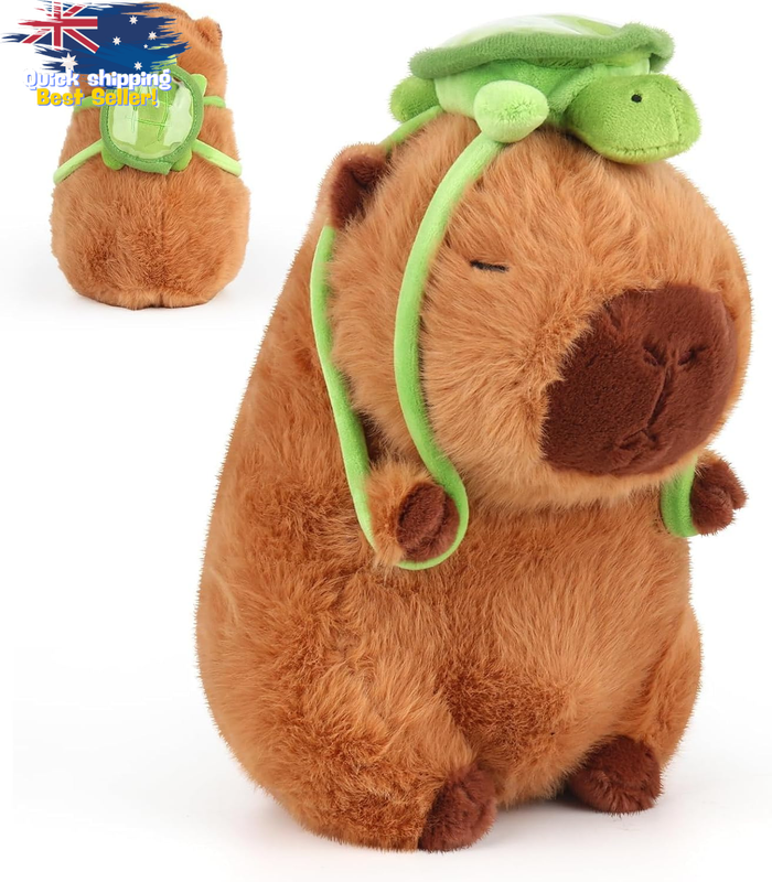 Cute Capybara Plush Toy 14" Soft Doll Pillow Kids Gift Birthday Animal Stuffed