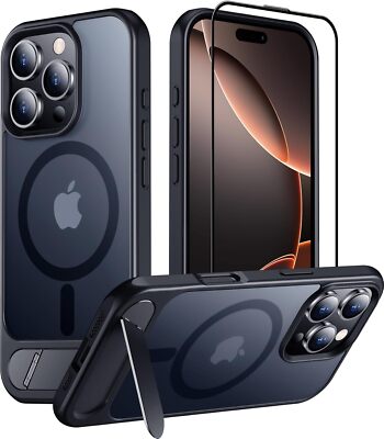 Classic Case 3.0　iPhone 16 Pro用　ブラック PunkCase iPhone 16 Pro Max Case, [Spartan 2.0 Series] Clear