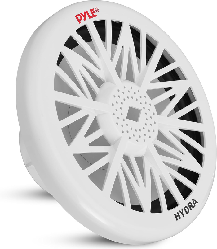 PLMRW8 8-Inch Outdoor Marine Audio Subwoofer - 400 Watt Single White Waterproof