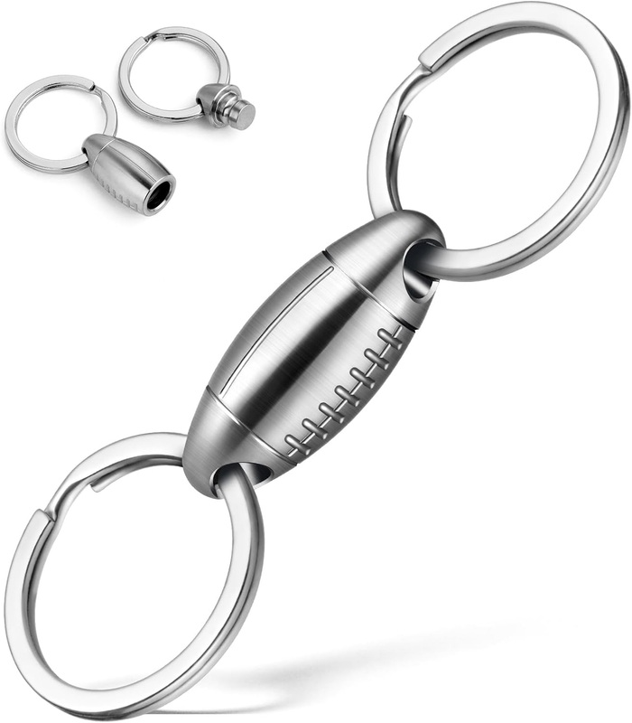 Titanium Quick Release Keychain for Men Pull Apart Detachable Keychain ...