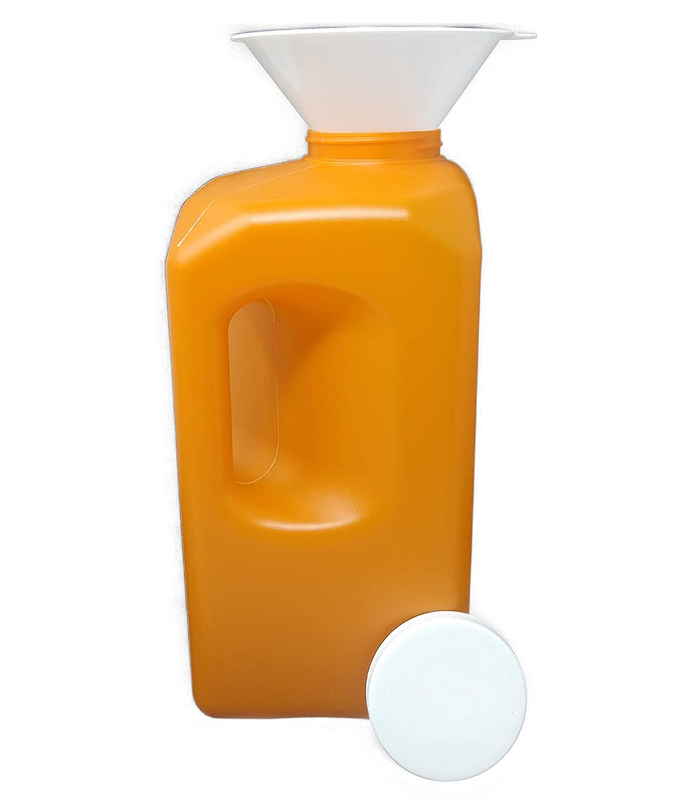 24-Hour Urine Collection Bottles with Easy-Grip Handle - Large Graduated Contain