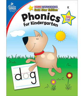 Phonics Workbook for Kindergarten, Sight Words, Tracing Letters, Consonant and V