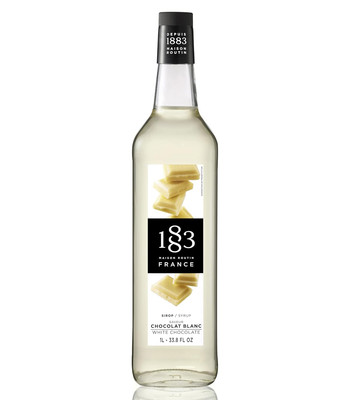 - White Chocolate Syrup - Glass Bottle - 1 Liter