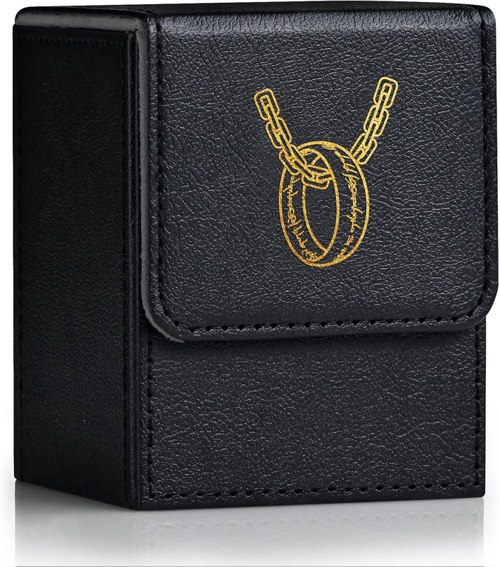 Card Deck Box for MTG with 2 Dividers, Card Storage Box Fits 100+ Single Sleeved