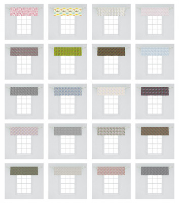Ambesonne Sketch Pattern Window Valance Curtain for Kitchen Bedroom in 2 Sizes