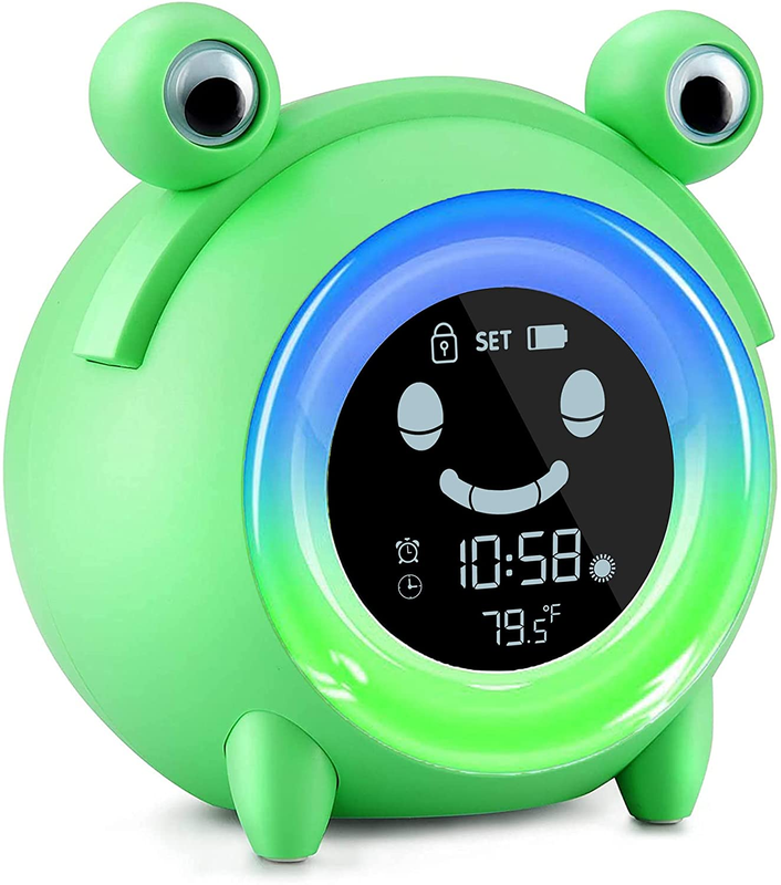Alarm Clock for Kids , Kids Alarm Clock with Night Light ,Nap Timer,Sleep Sound