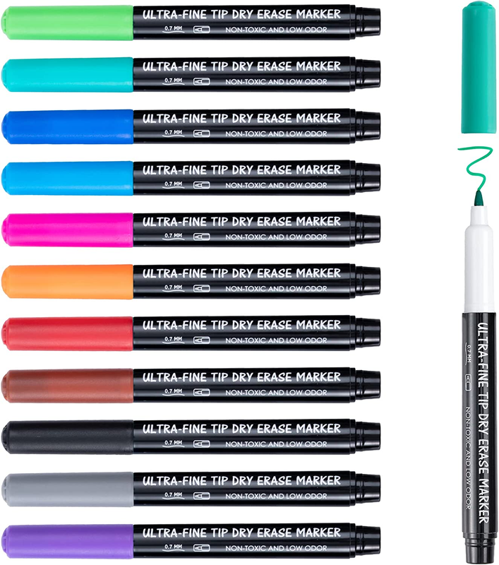 Ultra Fine Tip, 0.7mm, Low Odor, Extra Fine Point Dry E