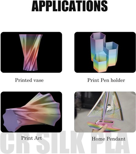 Creality Silk 3D Printer Filament 1.75mm 1KG, High Speed for Most FDM Printer