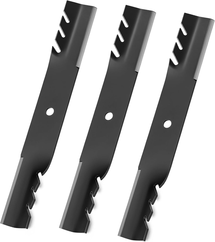 Mower Blades Set 3 Pack Commercial Mulching for 36" 52" 54" Deck Lawn Mower