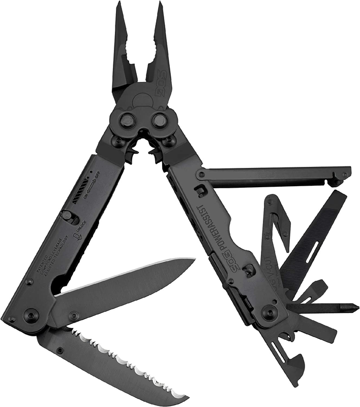 SOG Multitool Pliers - Powerassist Multi Tool Pocket Knife and Utility Tool Set