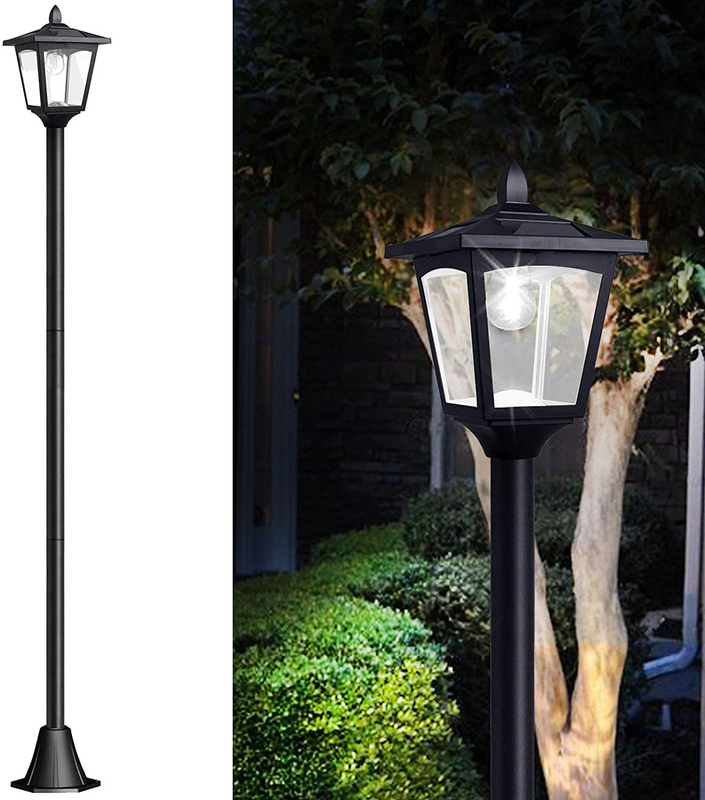 Outdoor 50 Lumens, Solar Powered Vintage Street Light