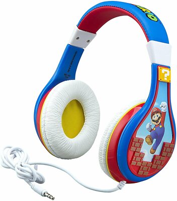 Super Mario Kids Headphones, Volume Reduced
