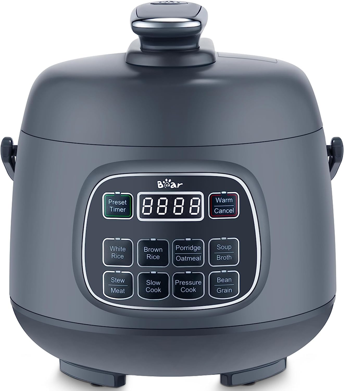 3 Cups (uncooked), Fast Electric Pressure Cooker, Portable M
