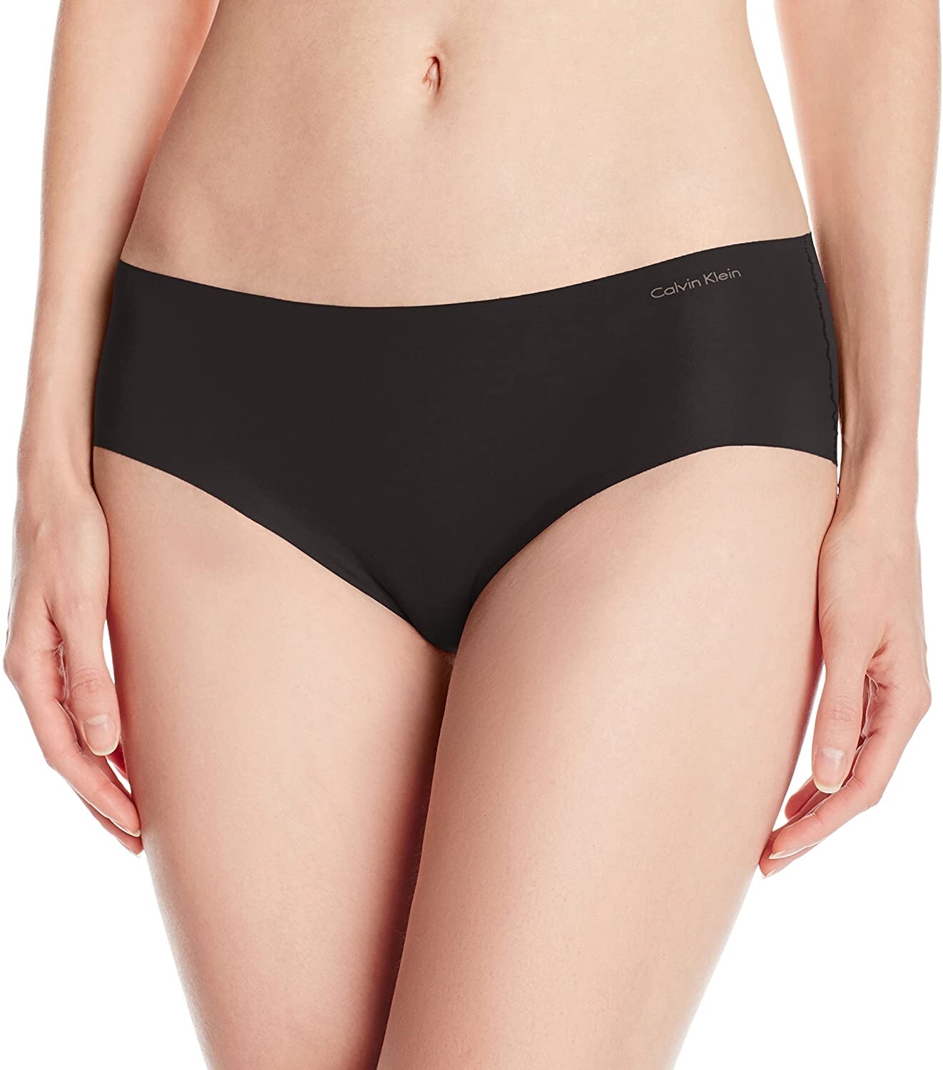 Calvin Klein 253059 Women's Invisibles Hipster Panty Black Underwear Size L
