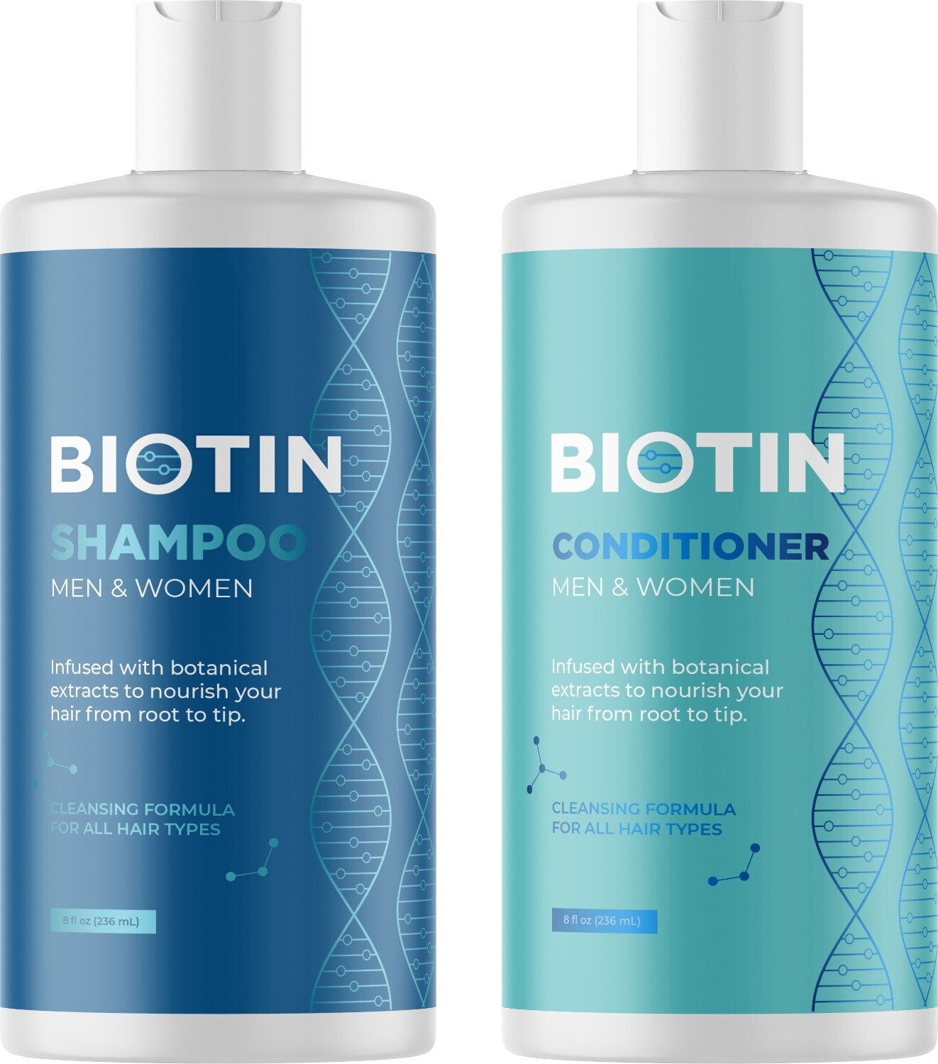 Volumizing Biotin Shampoo and Conditioner Set