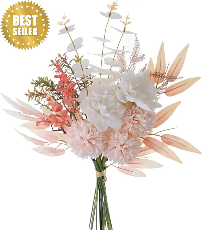 Artificial Fake Flowers Plants Silk Flower Arrangements Wedding Bouquets Decorat