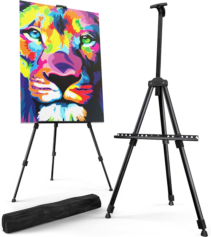 Portable Artist Easel Stand - Adjustable Height Painting Easel with Bag - Table
