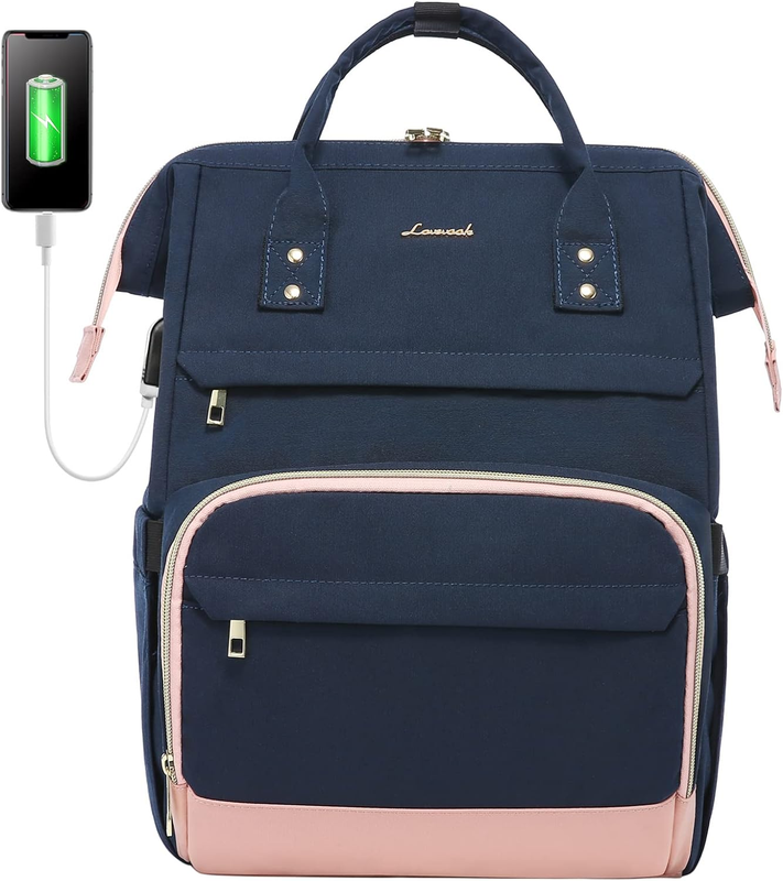 For Women Large Capacity Work Backpack Purse Travel Computer