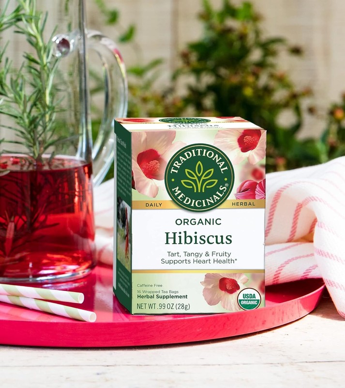 , Organic Hibiscus, Supports Your Cardiovascular System, 16 