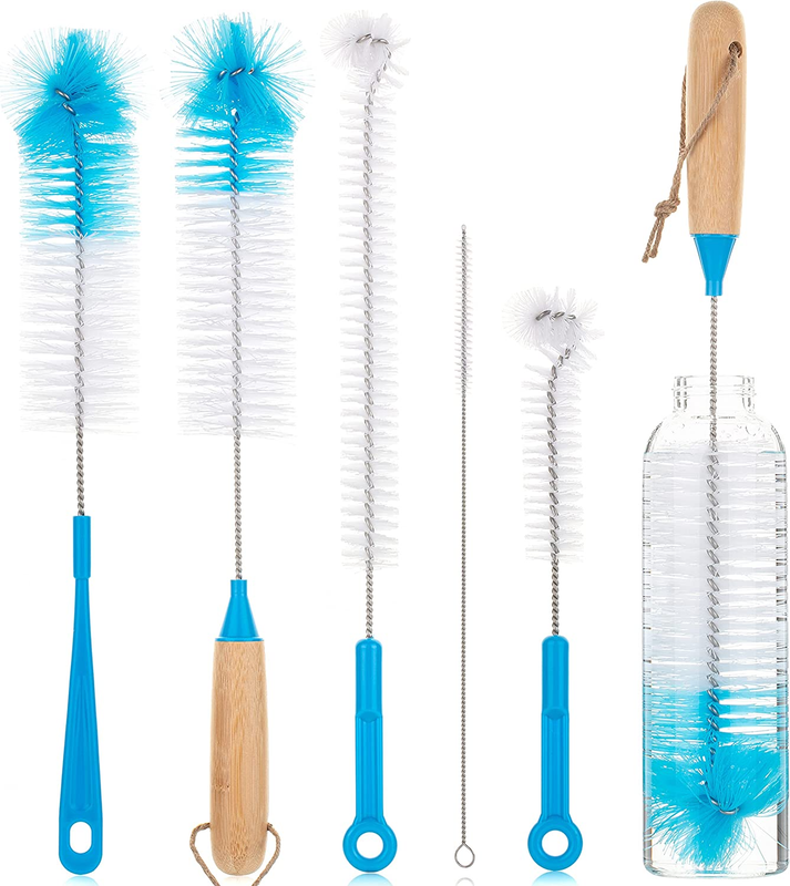 Slick- Bottle Brush Cleaner Set, 5 Pack, Water Bottle Brush, Bottle Brushes