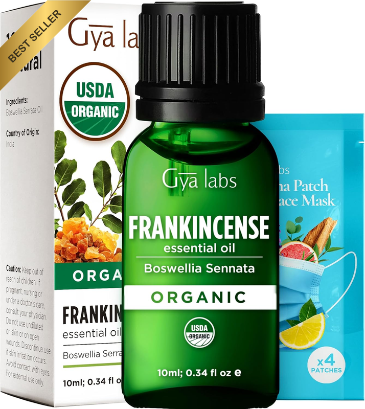 10Ml Organic Frankincense Essential Oil for Face Skin Diffuser Aromatherapy