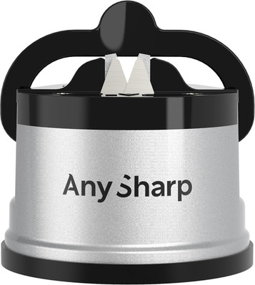 Anysharp Knife Sharpener, Hands-Free Safety, Powergrip Suction, Safely Sharpens 