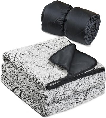 Waterproof Blanket Outdoor Camping Hunting Sport Reversible Soft Warm 60" x 80"