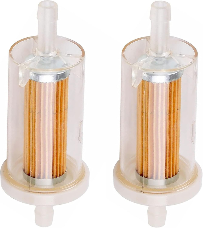 2 Fuel Filter 695666 for Briggs Stratton 493629 691035 Mower Tractor John Deere