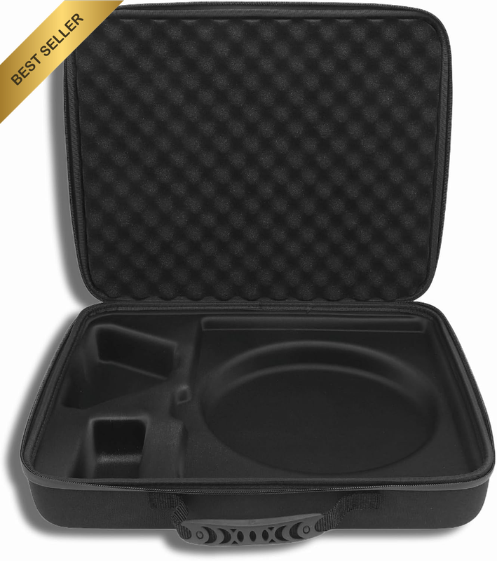 For Mini Travel Bag, Portable Hard Shell with Shock Absorbing Foam Interior, Dou