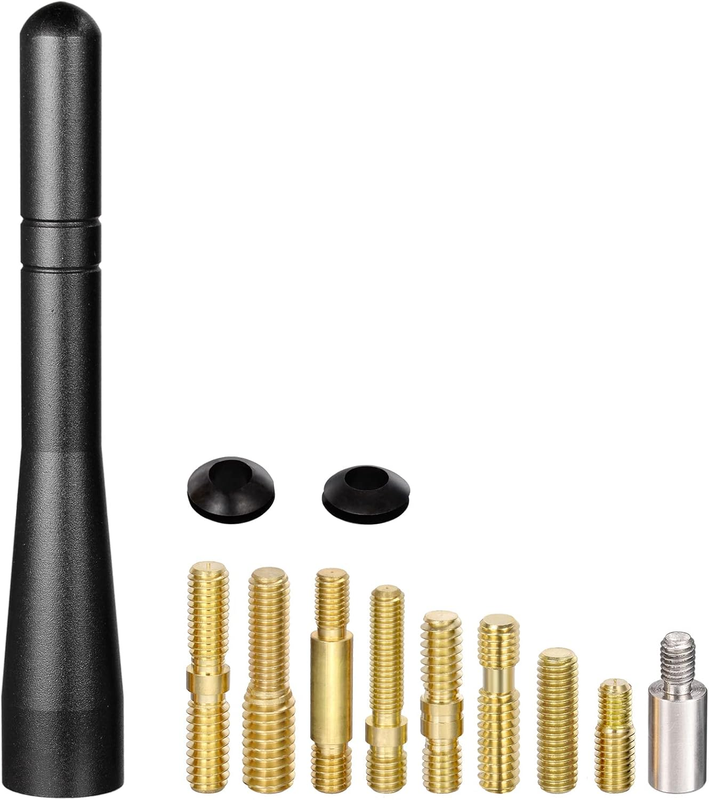 Vehicle Short Antenna Mast Car Truck Antenna Replacement for Heavy Duty Truck Mi