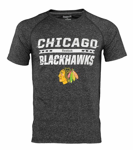 Мужская футболка Reebok NHL Chicago Blackhawks Face Off Slash Ultimate