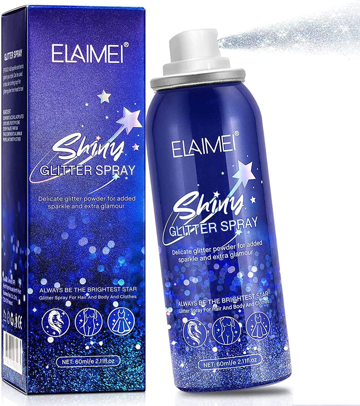 , Glitter Hairspray, Glitter Spray For Skin, Hair And