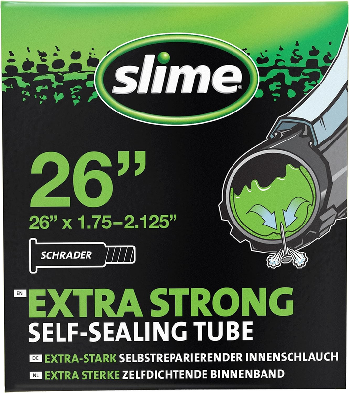 Slime Bike Inner Tube with Slime Puncture Sealant, Self Sealing, Prevent and Rep