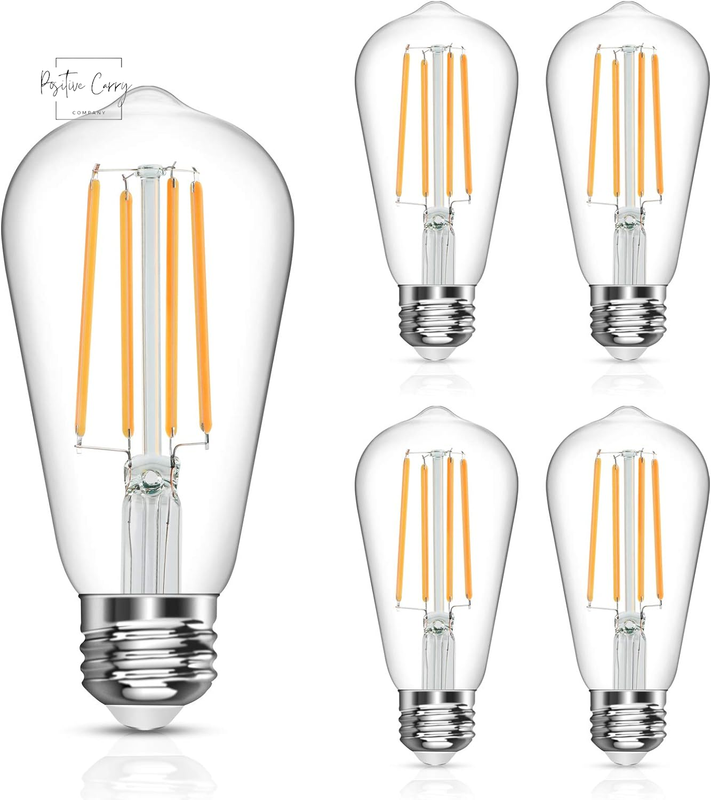Vintage LED Edison Bulb, 6W, Equivalent 60W, Soft White 2700