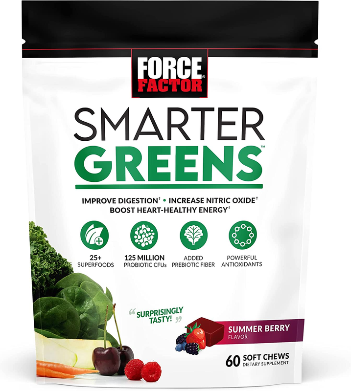 Smarter Greens Superfood Chews, Greens and Superfoods with Probiotics, Antioxida