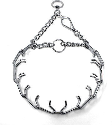 Prong Dog Training Collar with Quick Release Buckle Ultra-Plus Chrome Plated Ste