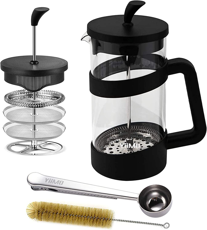 Coffee Maker, 34 Oz Large Glass Pitcher 4 Level Filter System Caf&eacute;