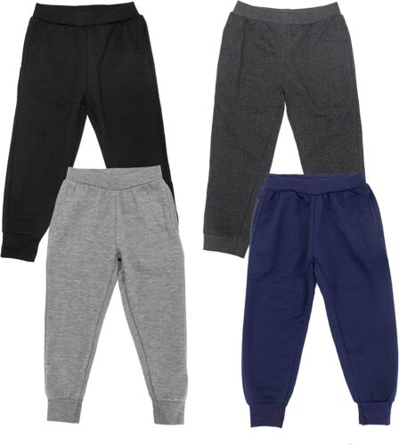 Studio 3 Boy’ Sweatpants 4 Pack Active Fleece Jogger Pants 2T 3T 4T 4 5/6 7 8 10