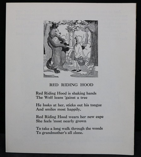 VINTAGE 1930s  Platt & Munk Co. Children's Book  Little Red Riding Hood Sat190